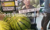個性車標貼紙忍者神龜車貼大眾車尾貼高爾夫6GTI邁騰CC新POLO途觀