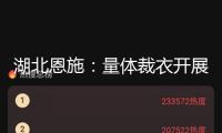 湖北恩施：量體裁衣開(kāi)展特色產(chǎn)業(yè) 