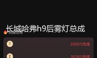 長(zhǎng)城哈弗h9后霧燈總成 哈佛H9 后保險(xiǎn)杠燈 后左右尾燈汽車配件