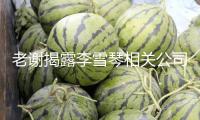 老謝揭露李雪琴相關公司賬務信息 