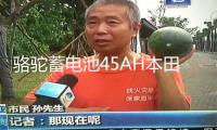 駱駝蓄電池45AH本田杰德凌派思域現代瑞納/I30起亞K2適配汽車電瓶